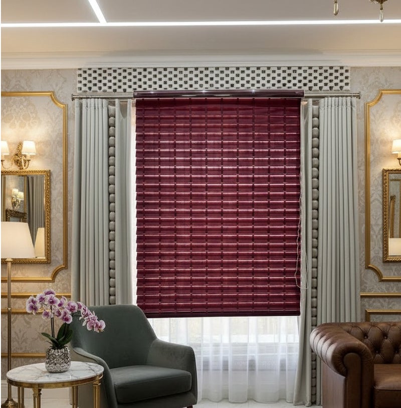 gatco Red XT-18 Squares Roller Blind - Image 1
